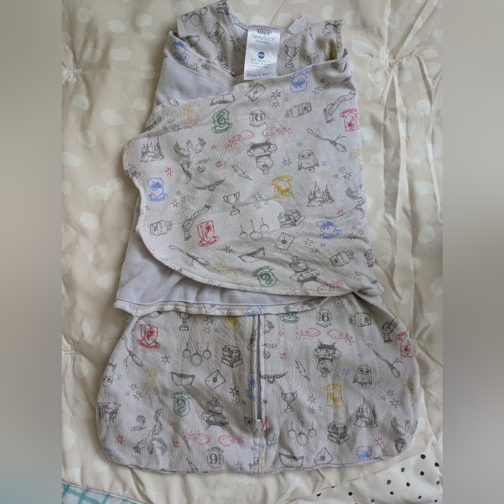 Halo Harry Potter Newborn (0-3 Months) Sleep Sack/Velcro Swaddle